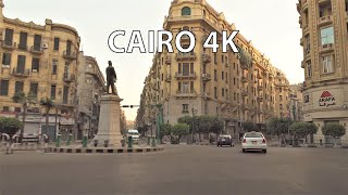 Cairo 4K  Driving Downtown  Egypt [upl. by Oironoh]