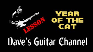 LESSON  Year of the Cat by Al Stewart [upl. by Ugo71]