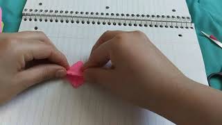 Como hacer mini barcos con papel de postit [upl. by Aihcrop237]