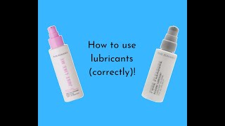 HOW TO USE LUBRICANTS CORRECTLY  PURE ROMANCE [upl. by Myers]