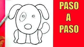 COMO DIBUJAR UN PERRO FACIL PARA NIÑOS ✅ [upl. by Darahs]