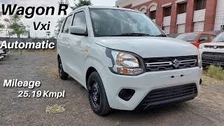 Maruti Wagon R Vxi Automatic 2022 DetailReview  Moter Jet [upl. by Hopfinger324]