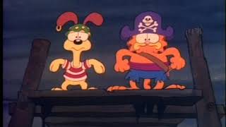 Garfields Halloween Adventure 1985  Attack of the Pirates Edited [upl. by Reg833]