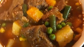 OLD SCHOOL BEEF STEW [upl. by Hoxsie]