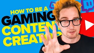 How to become a Gaming Content Creator ⚡ [upl. by Esidnac90]