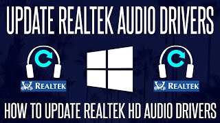 How to Update Realtek HD Audio Drivers on a Windows 10 PC [upl. by Zelten]