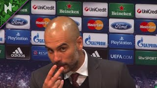 Look at me when Im talking to you Pep Guardiola loses his temper with reporter [upl. by Latouche]