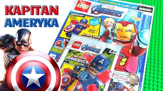 MAGAZYN LEGO Marvel Avengers Kapitan Ameryka nr 32022  Gazetka Lego Kapitan Ameryka 🌟 [upl. by Llenroc]