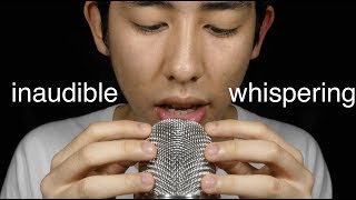 ASMR Inaudible Whispering [upl. by Rosmunda]