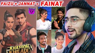 Fainat KKK12 Moments Reaction  mr faisu and jannat zubair [upl. by Chevalier]