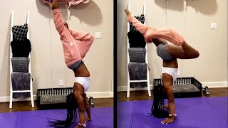 Simone Biles Shows Her Unique Olympic Prep Workout Routine [upl. by Ahar441]