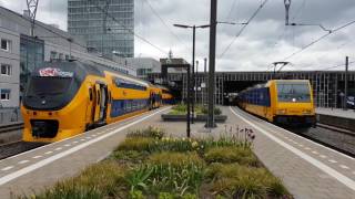 NS Nederland Treinen op station Eindhoven [upl. by Ylrebmit454]