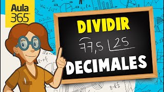 ¿Cómo dividir decimales  Videos educativos Aula365 [upl. by Ynnaj]