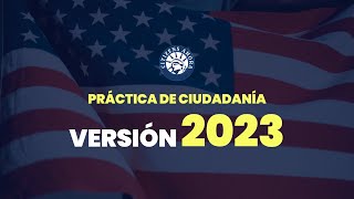 Práctica de ciudadanía americana  Versión 2023 [upl. by Ilocin]