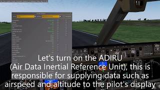 Flightgear Boeing 777300 startup tutorial [upl. by Nairde]