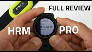 Garmin HRM Pro  Full Review Running Power and Dynamics Swimming Advance options [upl. by Alexia]