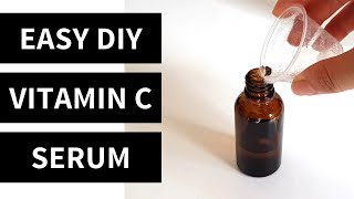 Easy 5 Minute DIY Vitamin C Serum  Lab Muffin Beauty Science [upl. by Adnohsak552]