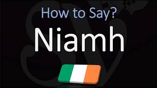 How to Pronounce Niamh CORRECTLY Irish Names Pronunciation [upl. by Ecadnarb]