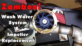 Zamboni Wash Water System amp Impeller Replacement [upl. by Elleirad258]