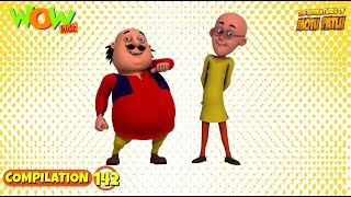 Motu Patlu  Non stop 3 episodes  3D Animation for kids  142 [upl. by Hanah]