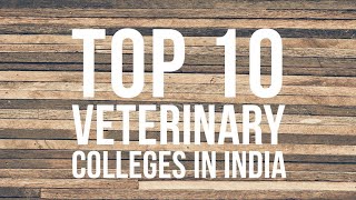 Top 10 Veterinary Colleges in India  Vet Visit [upl. by Whipple]