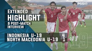 U19 International Friendly Match  Indonesia 4  1 North Macedonia with PostMatch Interview [upl. by Follansbee]