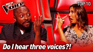 Extraordinary TRIOs on The Voice  Top 10 [upl. by Assetal]