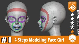 Blender Character Modeling Tutorial  Basic Girl Face In 30 Minutes ENG sub  Nhij Quang [upl. by Dnob691]