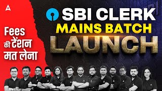 SBI Clerk Mains Preparation  SBI Clerk Mains Batch Launch  SBI Clerk 202425 [upl. by Veronique54]