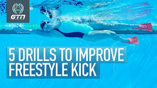 Improve Your Freestyle Kick  Swimming Drills To Make You Faster [upl. by Nosyt]