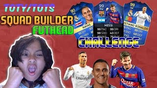 squad Builder TOTYTOTS Challenge Futhead [upl. by Omura]