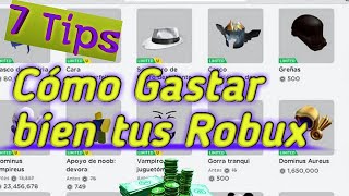 7 Tips para gastar bien tus primeros robux velo como gastar mis robux [upl. by David]