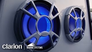 Clarion Marine Speakers and Subwoofer [upl. by Nylirek180]