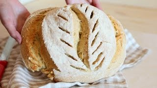 PANE CASERECCIO  ricetta veloce per farlo in casa  homemade bread [upl. by Nylzaj]