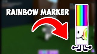 How to Get The “Rainbow Marker”  ROBLOX FIND THE MARKERS [upl. by Audrie57]