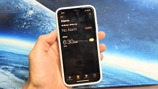 iPhone 11s How to Set Alarm  Tips [upl. by Idarb]