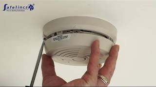 Removing a BRK 760MRL or 760MBX Optical Smoke Alarm [upl. by Johathan]