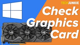 How to Check Your Graphics Card in Windows 10 [upl. by Manolo]