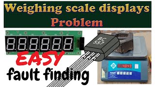 how to repair digital weiging scale display easily at home [upl. by Nahsez]