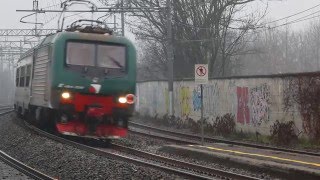 FS Transit trains at Certosa di Pavia station [upl. by Valerye]