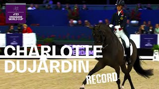 Charlotte Dujardin amp MSJ Freestyle Record Breaking Performance  FEI Dressage World Cup™ [upl. by Hsirap]