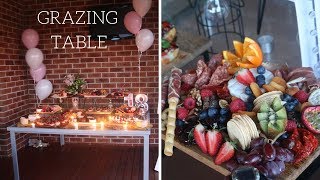 GRAZING TABLE amp GRAZING PLATTERS amp HOW TO MAKE A CHEESE PLATTER [upl. by Sucramraj588]