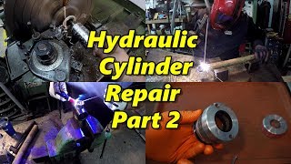 Hydraulic Cylinder Repair Part 2 [upl. by Anaeel]