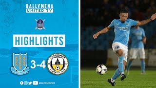 MATCH HIGHLIGHTS  Ballymena United 34 Knockbreda [upl. by Coray191]