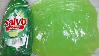 CÓMO HACER SLIME con SALVO   Experimento [upl. by Eberly]