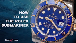 How to Use the Rolex Submariner  Rotating Divers Bezel Tutorial [upl. by Helen]