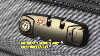 3 Steps on How to Set a TSA Combination Lock of Your Luggage [upl. by Blithe]