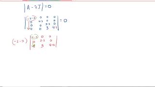 Finding Eigenvalues of 4x4 [upl. by Wong]