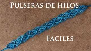 Como hacer pulseras de hilo faciles [upl. by Assenav]