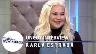 TWBA Uncut Interview Karla Estrada [upl. by Allemap]